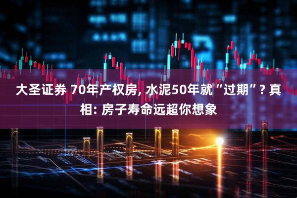 大圣证券 70年产权房, 水泥50年就“过期”? 真相: 房子寿命远超你想象
